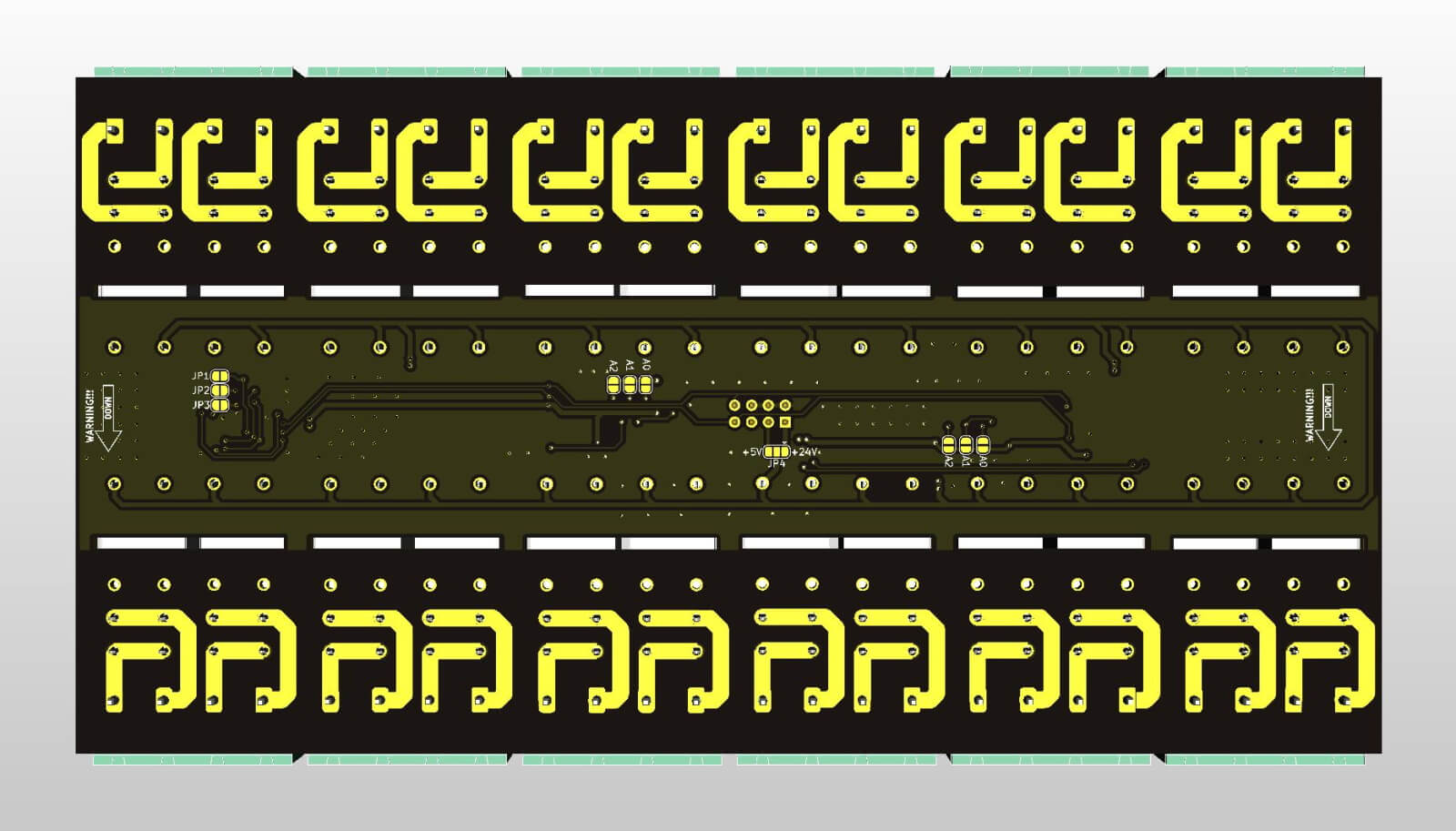 Relay Board 24x16A bottom