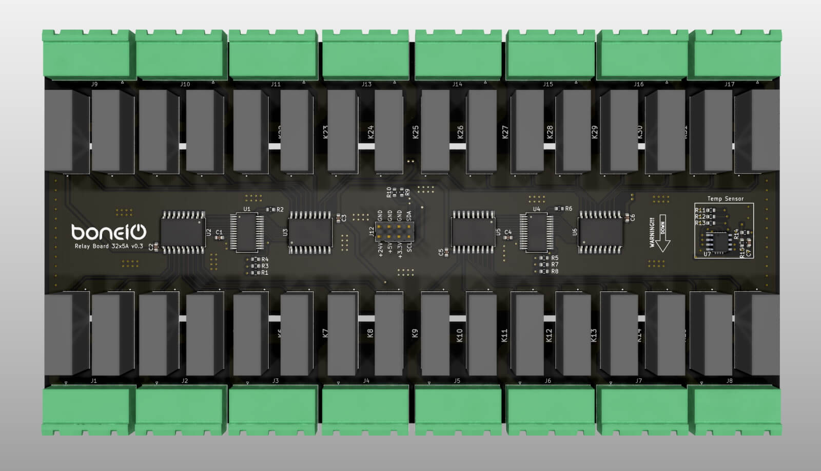 Relay Board 32x5A top